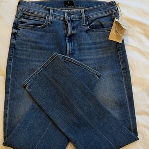 MOTHER Women's Blue Ankle Jeans